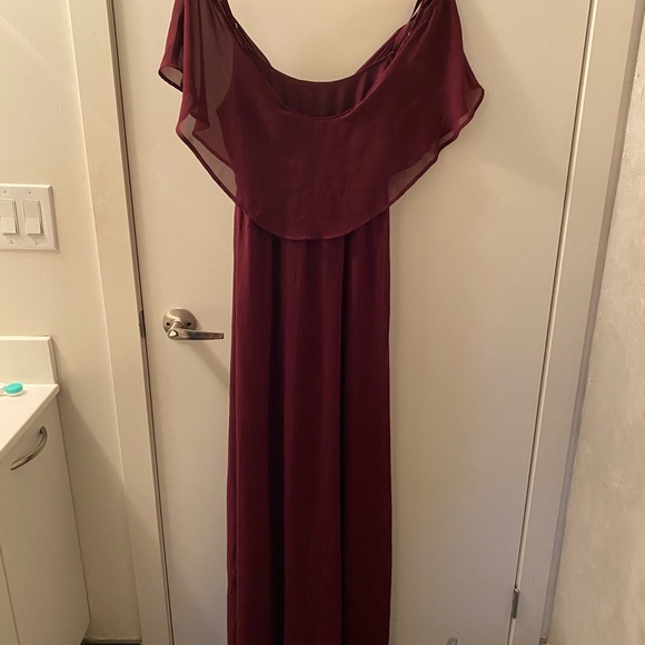 Show Me Your Mumu Caitlin dress in merlot - Picture 6 of 14